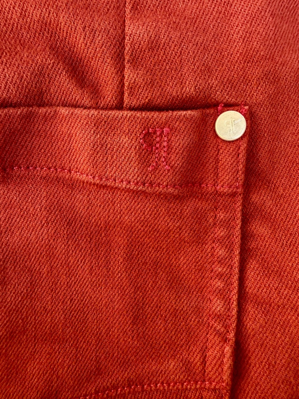 Anthropologie Kit High-Rise Utility Skort by Pilcro, Dark Brick, 28 - Picture 12 of 17